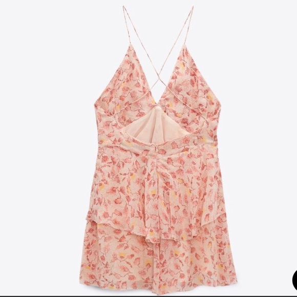 PRINTED SHORT DRESS - Picture 3 of 6